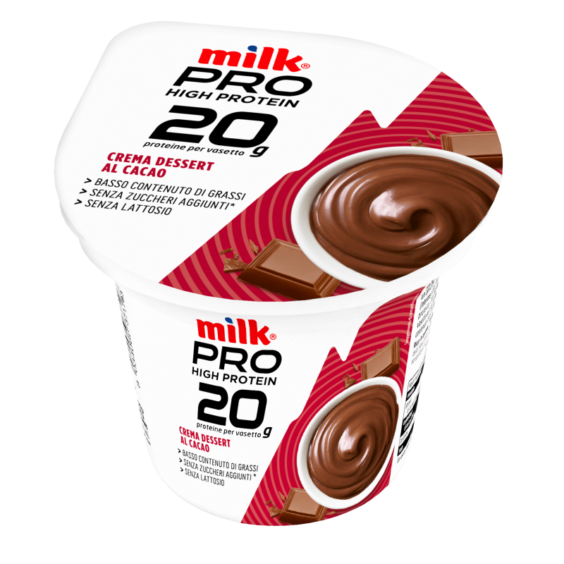 Milk Pro High Protein 20g Crema Dessert al Gusto Burro di Arachidi e Cacao  200 g